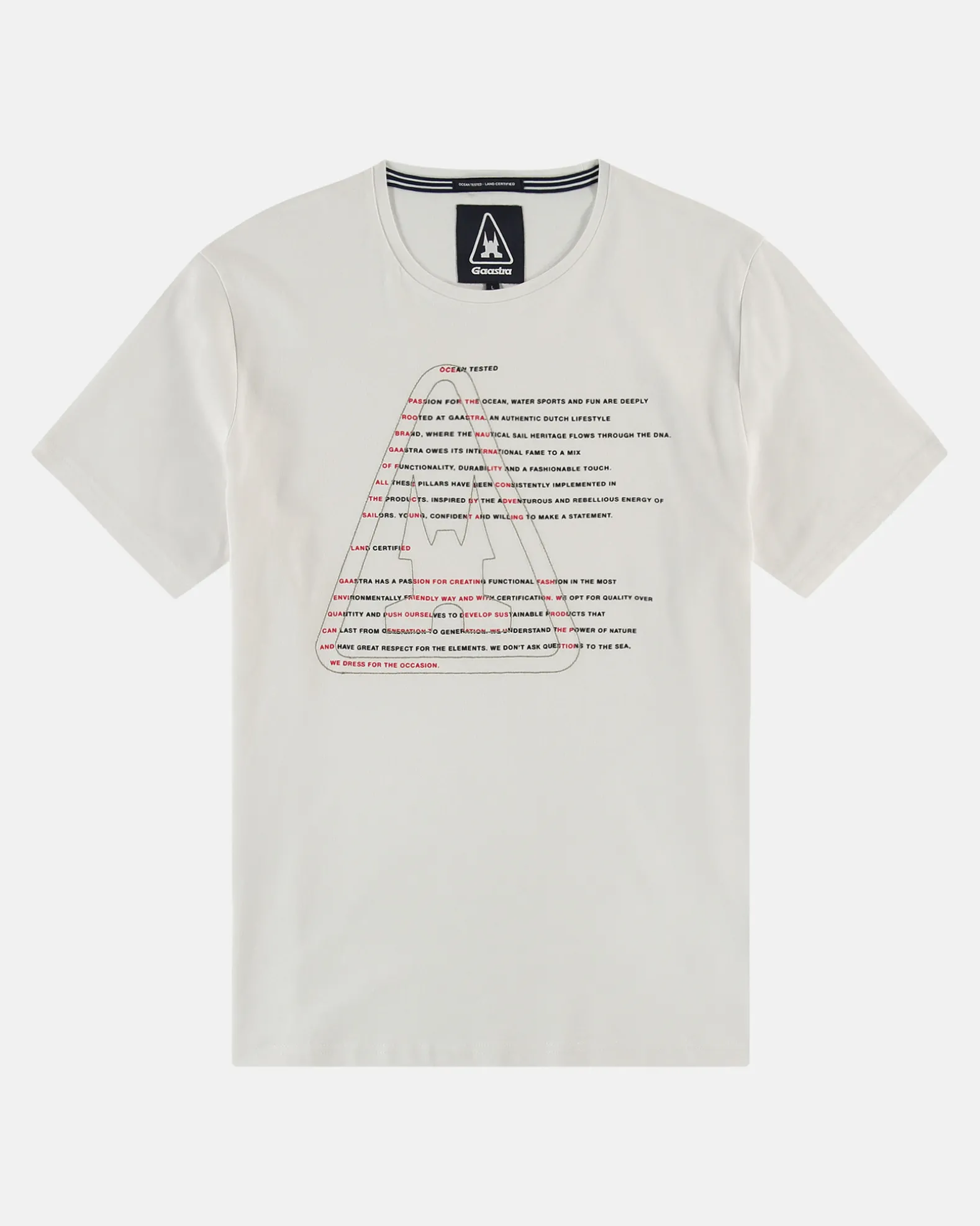 100% Katoenen Warp T-Shirt