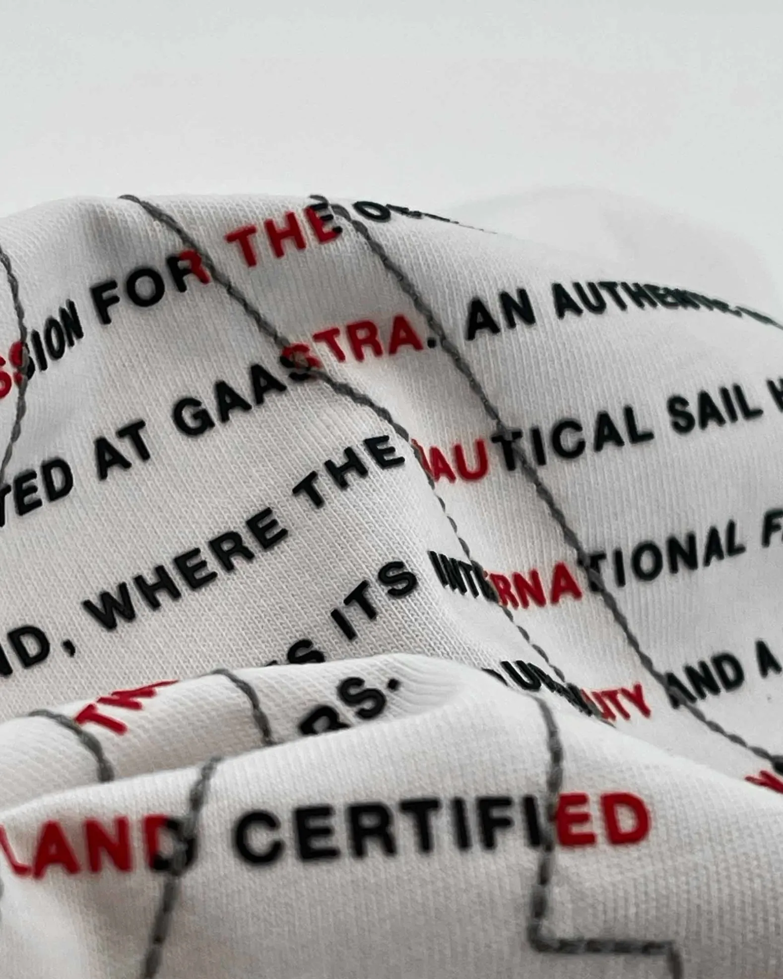 100% Katoenen Warp T-Shirt