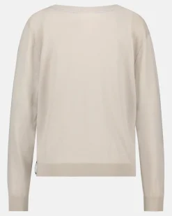 De Antistatische Merino Wool Amalfi Trui Met V-Hals