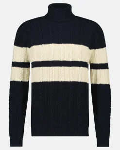 De Kabel Gebreide Move Over Roll Sweater