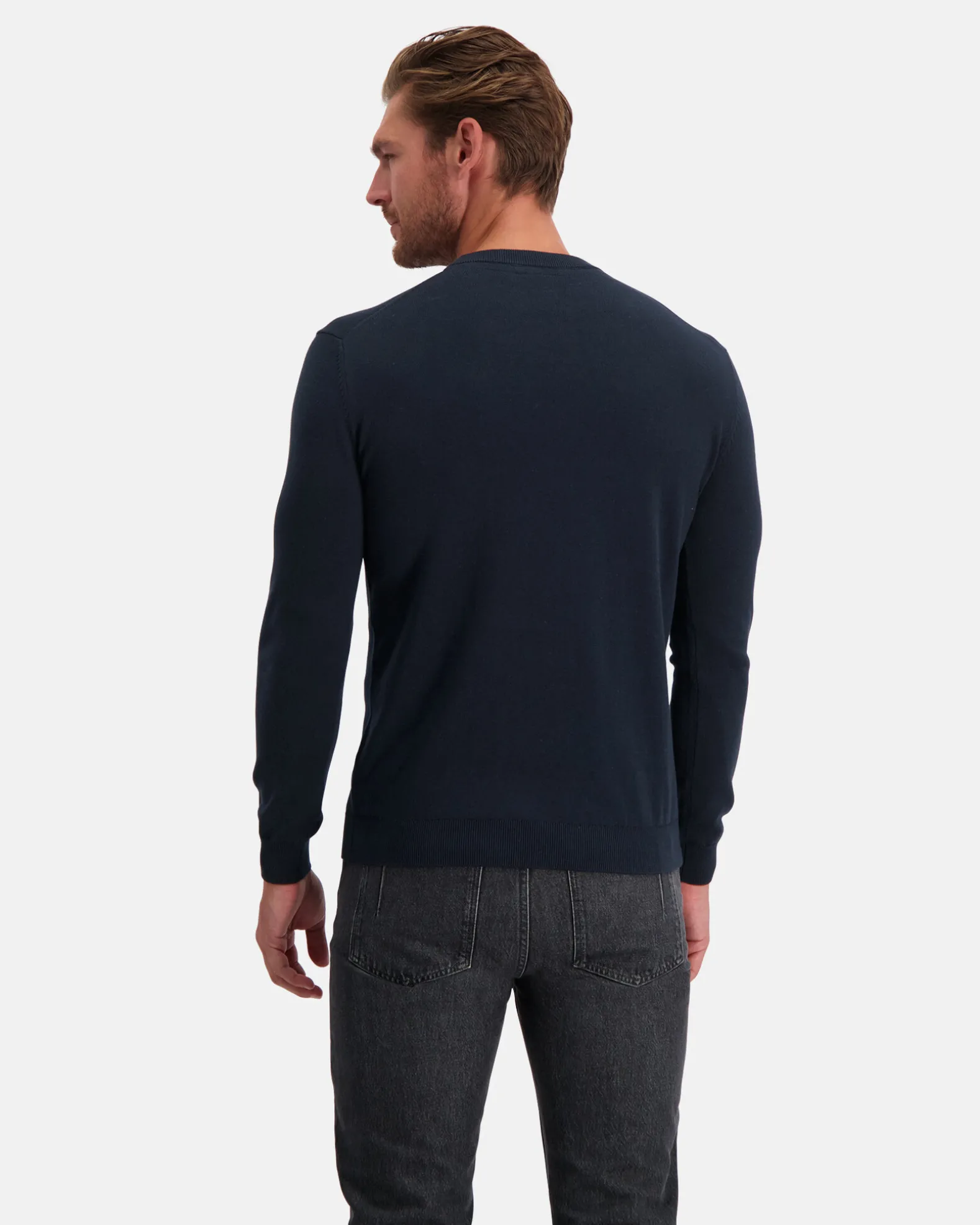 Lichtgewicht Gebreide Schoener Crew Pullover